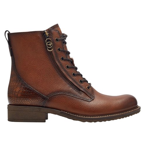 Lace up ankle boots with zip fastening Tamaris La Redoute