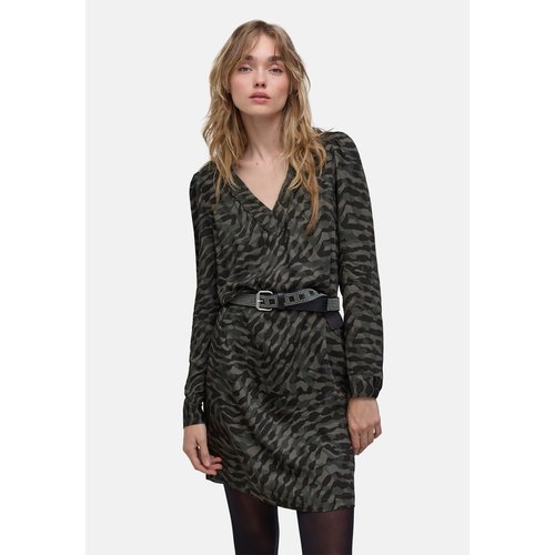 Robe imprime camouflage vert kaki Ikks La Redoute
