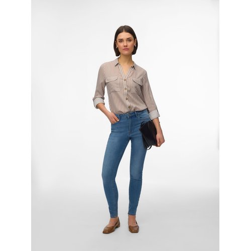 Chemisier en drap de laine, gris moyen | Max Mara