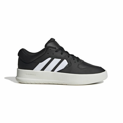 Court 24 leather trainers black white Adidas Sportswear La Redoute