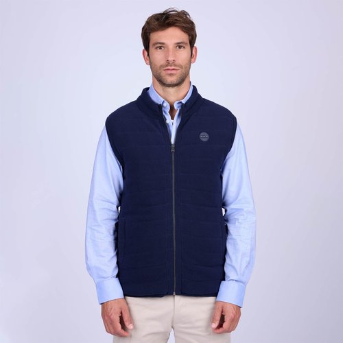 Doudoune en maille bleu marine Mise Au Green La Redoute
