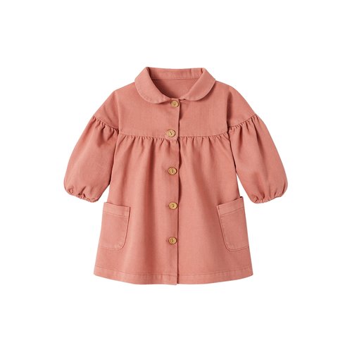 Robe en serge col claudine pop vintage Vertbaudet La Redoute