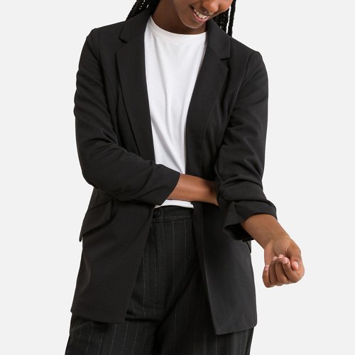 Blazer manches froncees Only Tall noir La Redoute
