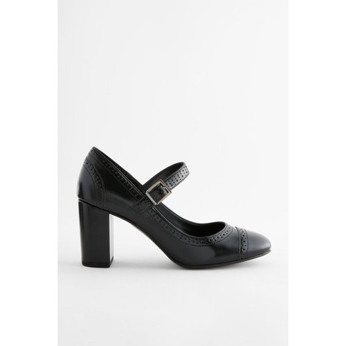 Escarpins extra larges a et talon carre noir Next La Redoute