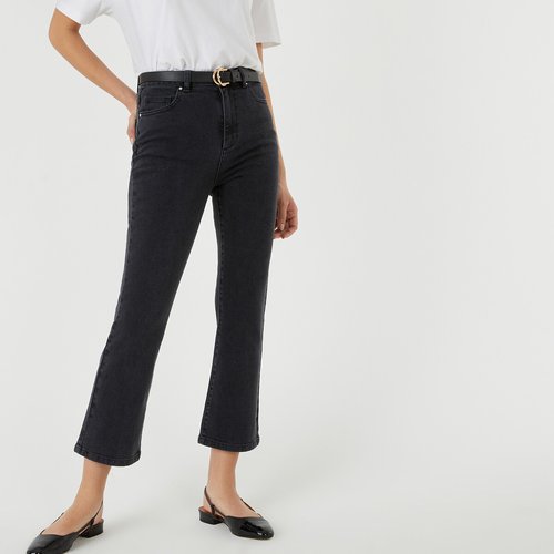 Jean kick flare taille haute La Redoute Collections La Redoute