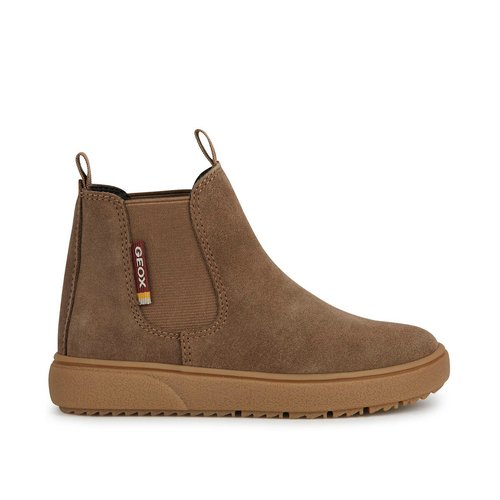 Kids theleven chelsea boots in suede brown Geox La Redoute