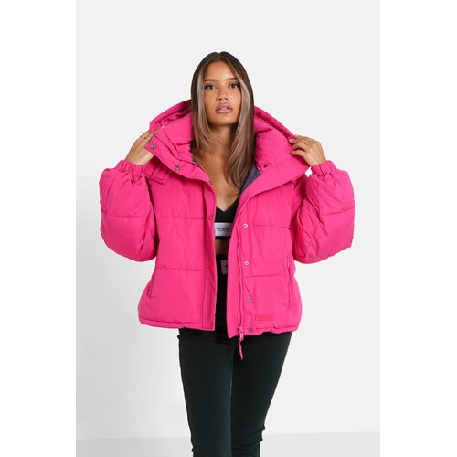 Doudoune courte matelasse capuche rose Sixth June La Redoute