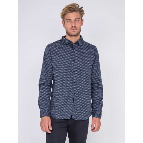 Chemise manches longues tumador bleu marine Ritchie La Redoute