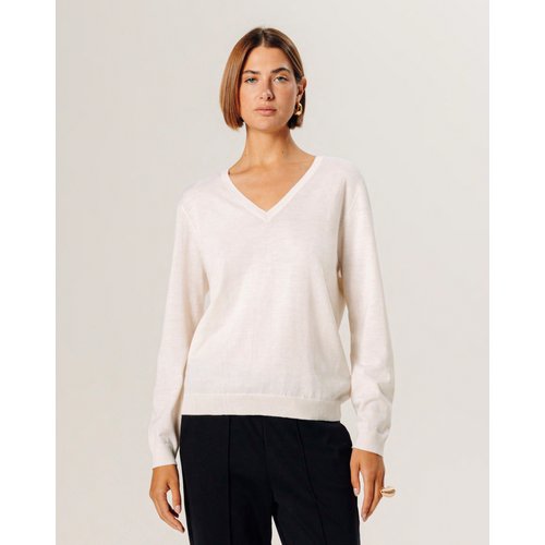 Pull col v en laine merinos Rodier La Redoute