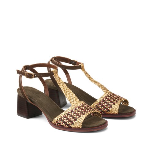 Salomé en cuir top