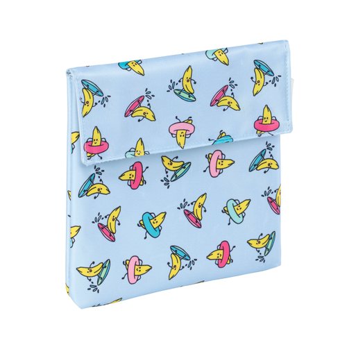 Sac a gouter pour enfant reutilisable sans pba bleu Viquel La Redoute