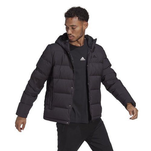 Steppjacke mit kleinem logo schwarz Adidas Sportswear La Redoute