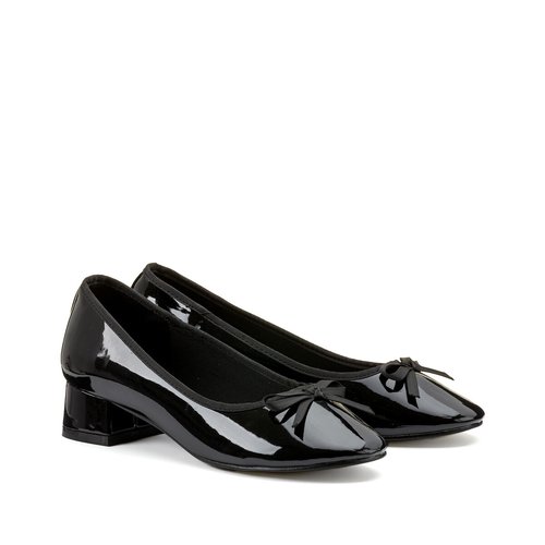 Ballerine con tacco nero La Redoute Collections La Redoute