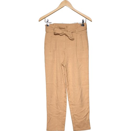 Pantalon marron femme camaieu new arrivals