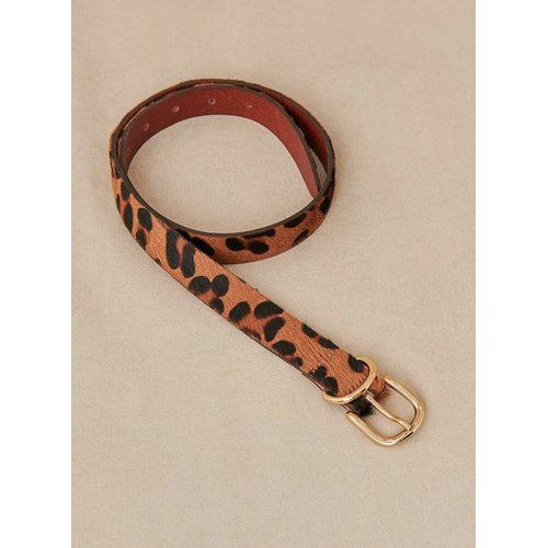 Ceinture cuir imprime ASTRID PONY