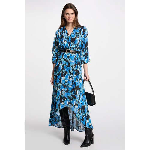 Robe longue cintree fluide multicolore Morgan La Redoute