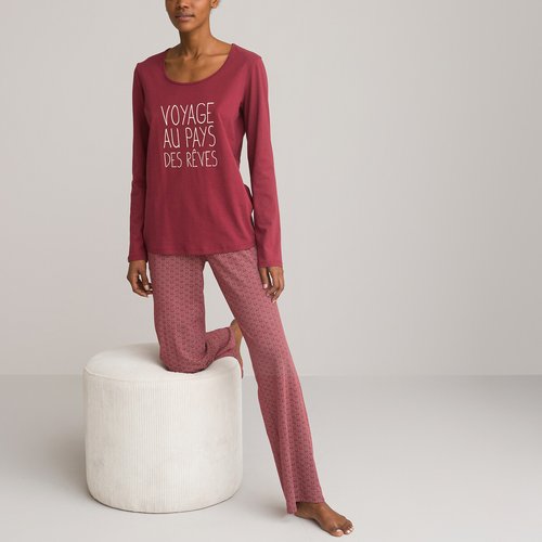 Pyjama manches longues en jersey de coton So home La Redoute
