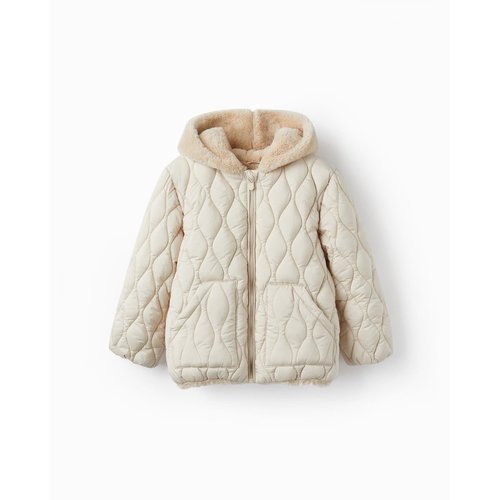 Manteau matelasse beige pour fille beige clair Zippy La Redoute