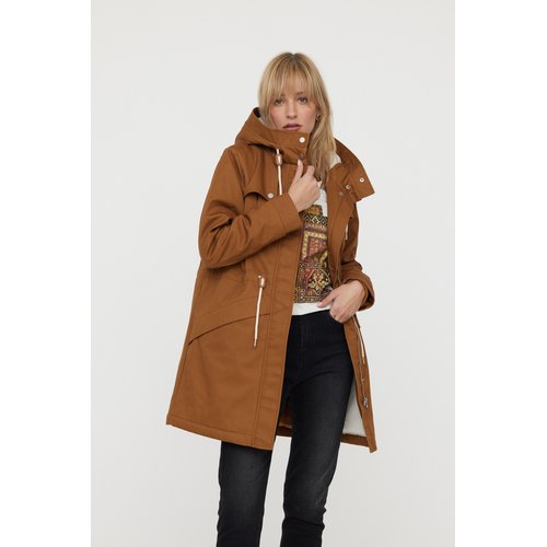 Parka manches longues coton regular frica camel Lee Cooper La Redoute