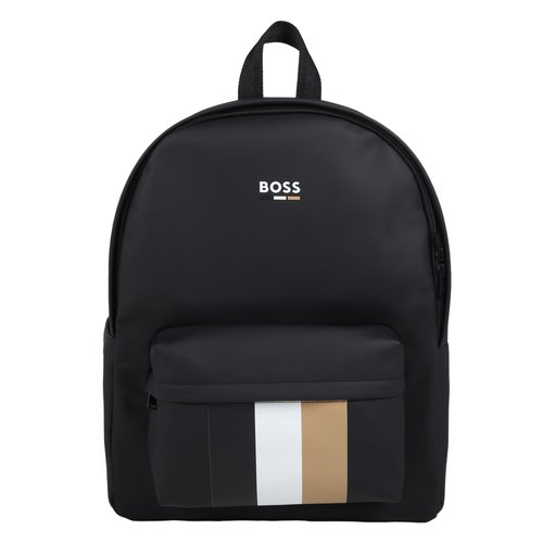 Sac a dos avec poches black Boss Kidswear La Redoute