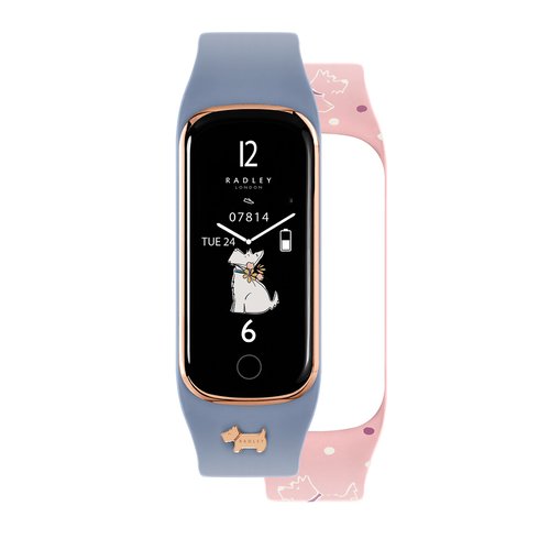 Smart watch blue colour best sale