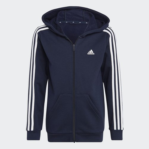 Zip up hoodie navy blue Adidas Sportswear La Redoute