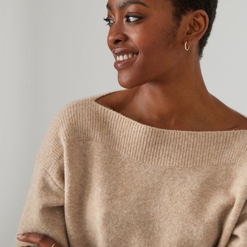 配送員設置 Boat neck jumper/sweater La Redoute Collections | La Redoute トップス