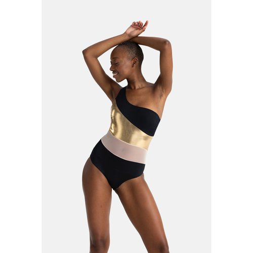 Lawaki recycled asymmetric swimsuit black Dorina La Redoute