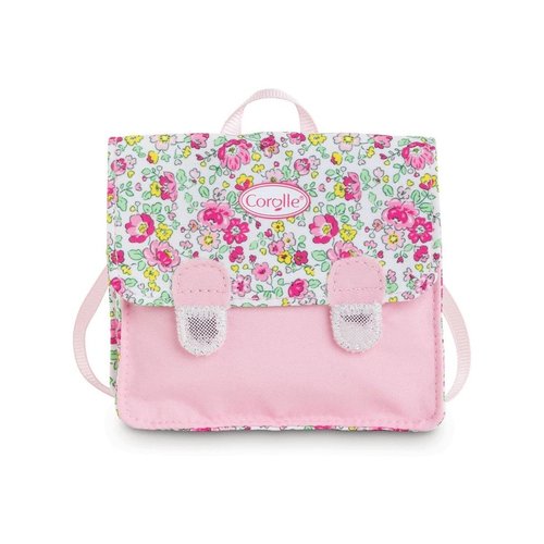 Mc cartable fleuri rose Corolle La Redoute