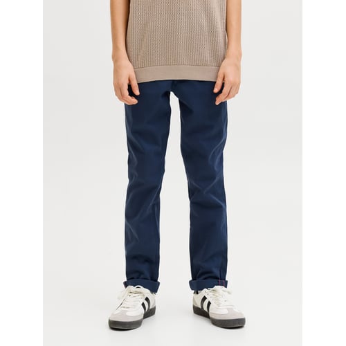 Pantalon Garçon Jacadi - 5 Ans - Bleu Marine - Chino En Coton - Occasion Très Bon État