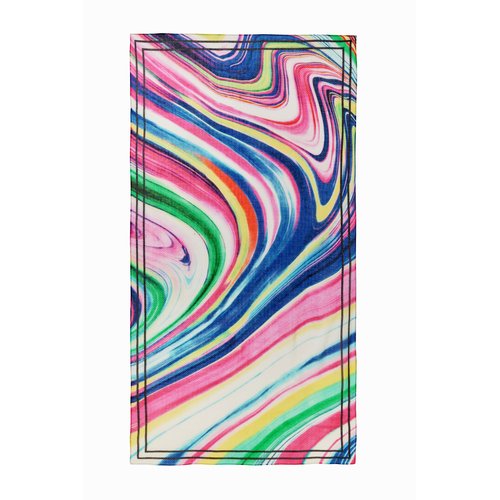 Foulard rectangulaire plisse multicolore multicolore Desigual La Redoute