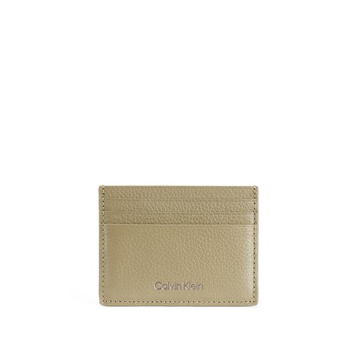 Warmth leather card holder khaki Calvin Klein Jeans La Redoute