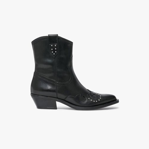 Boots plat santana noir Bocage La Redoute
