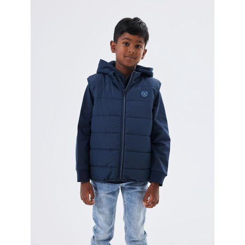 Doudoune sans manches bleu marine Name It La Redoute