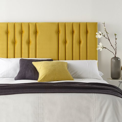 Mustard yellow headboard discount