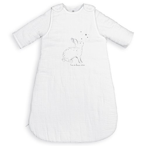 Gigoteuse manches amovibles gaze de coton blanc La Redoute Collections La Redoute