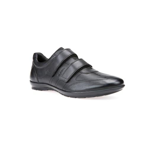 Chaussures Geox Homme U Adacter F - Tissu Oxford, Cuir Et Synthétique - Semelle Caoutchouc Confort - Fermeture Lacets