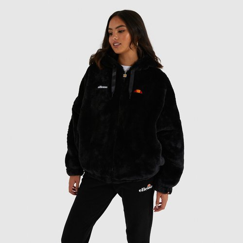 Giovanna hooded jacket in faux fur black Ellesse La Redoute