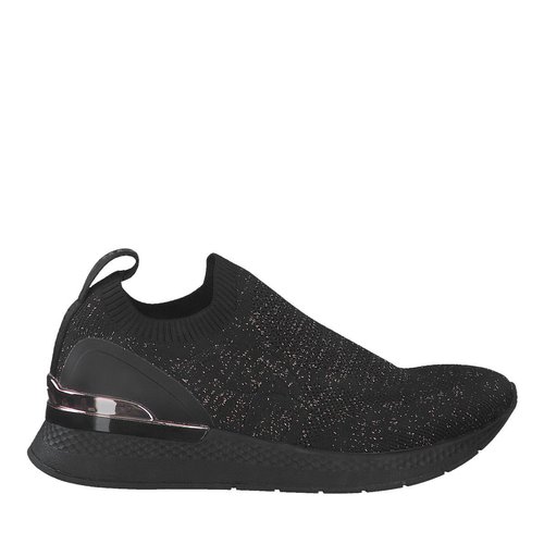 Basket femme noir ethnique Tamaris La Redoute