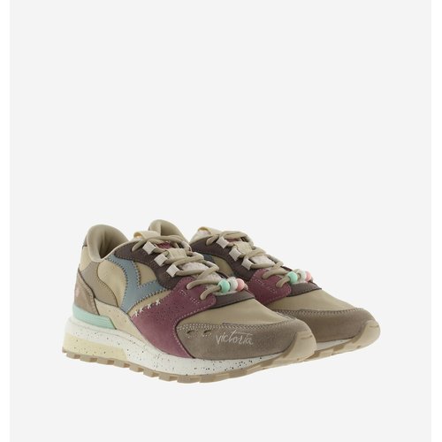 Luna leather trainers beige Victoria La Redoute