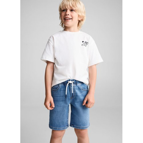 Bermuda denim taille elastique Mango Kids La Redoute