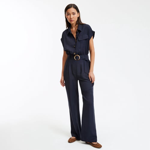 Combinaison Pantalon Femme - Noir XL - Chic Me - Style Une-pièce Confortable Et Tendance