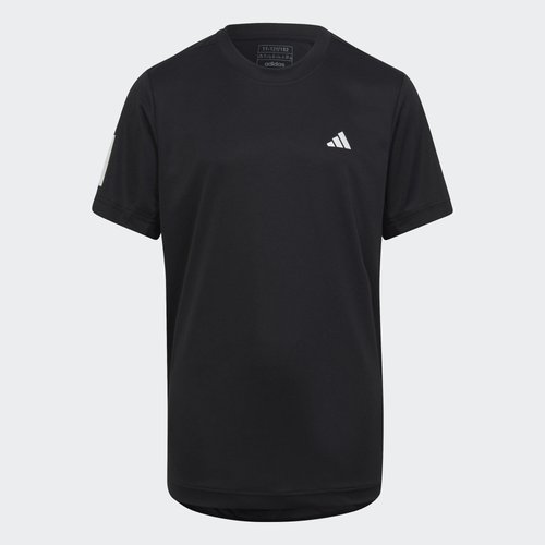 T shirt 3 bandes club tennis black Adidas Performance La Redoute