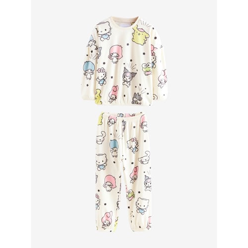 Lot Pyjama Petite Fille Hello Kitty - Taille S - Rose - Manches Longues - Neuf Avec étiquettes