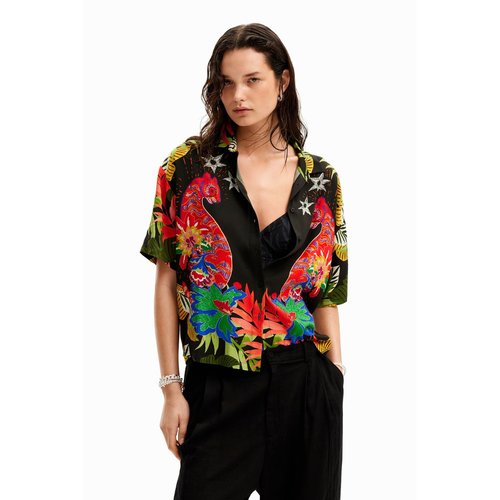 Chemise manches courtes tropicale