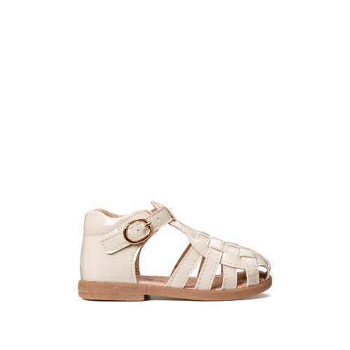 Sandalen mit schnalle ecru La Redoute Collections La Redoute