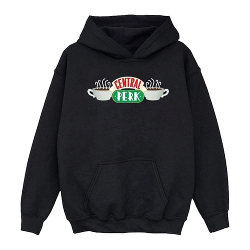 Friends TV Show Men's Central Perk Hoodie – Black, Medium, 50% Cotton 50% Polyester Blend, Officially Licensed - View #9