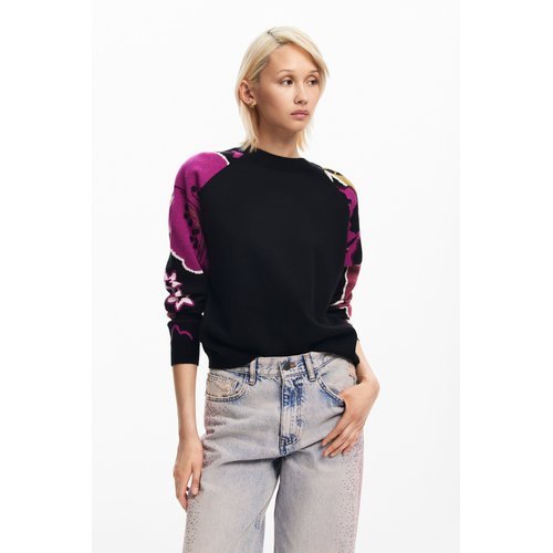 Pull noir Desigual La Redoute