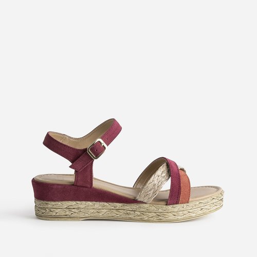 Sandales compensees oblette violet Eram La Redoute