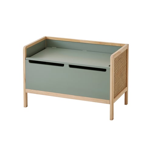 Banquette Rangement Enfant Relaxdays - Banc Coffre à Jouets Multicolore 54,5 X 60 X 35 Cm - 1